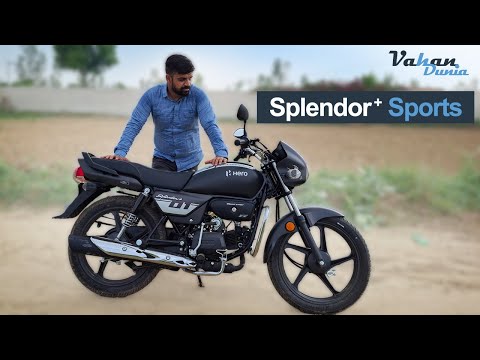 2024 Hero Splendor Sports 01 Edition: Unleash the Boldness with New Matte Black !