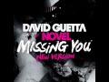 David Guetta - Missing you [Lyrics]