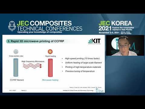 JEC Korea 2021- 3D microwave printing of continuous carbon fibre-reinforced thermoplastic composites