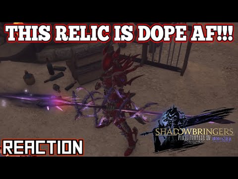 Krimson KB Reacts: THIS RELIC IS DOPE AF!!! - FFXIV Shadowbringers 5.35 Reaction