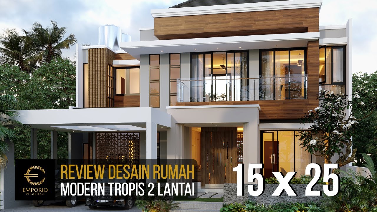 Desain Rumah Modern 2 Lantai Bapak Hermanto di Bogor, Jawa Barat