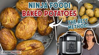 Ninja Foodi Baked Potatoes (Quickest Baked Potatoes EVER)