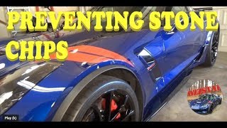 Corvette C7 Splash Guard Install  -  Prevent stone and mud damage