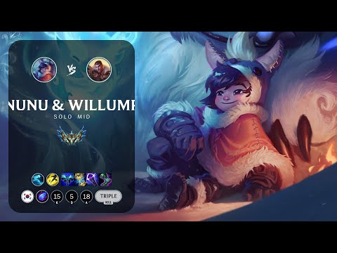 Nunu & Willump Mid vs Jayce - KR Challenger Patch 13.6