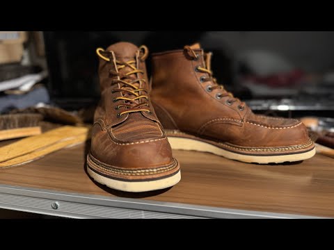Red Wing Moc toe 1907 Copper Rough and Tough . 