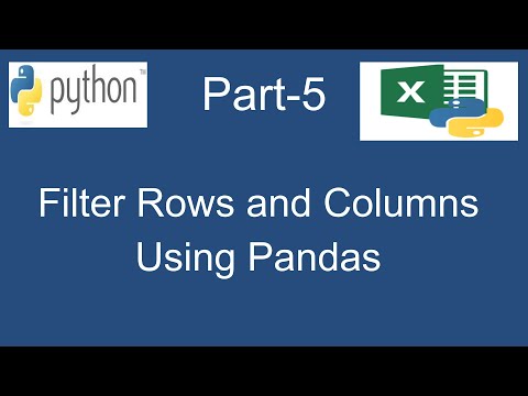 Filter Rows And Columns Using Pandas Python Tutorial Nitya Cloudtech In Python