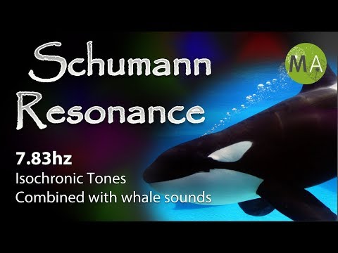 Schumann Resonance 7.83hz Isochronic Tones, With Underwater Sounds and Whales