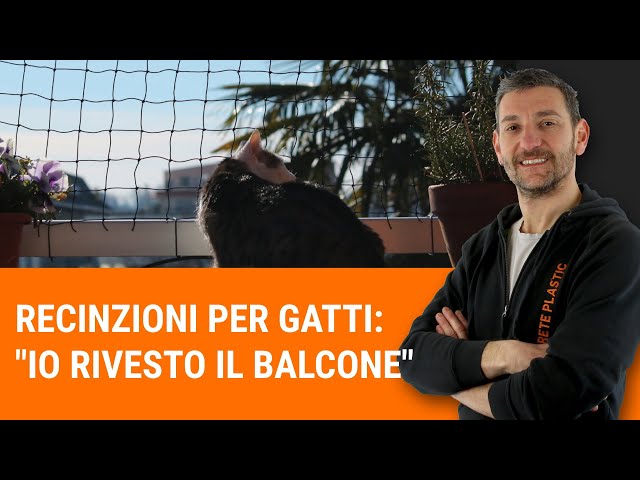 Recinzione per gatti: Io rivesto il balcone... (Video 4 di 4)