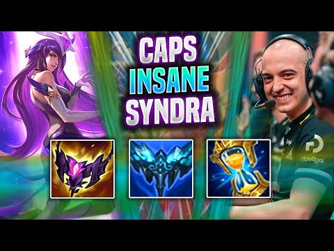 CAPS IS INSANE WITH SYNDRA! - G2 Caps Plays Syndra Mid vs Viktor! | Season 2022