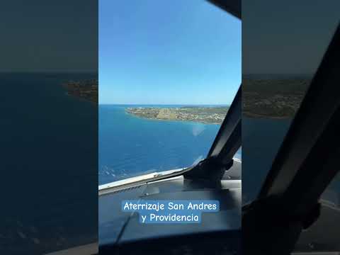 Landing San Andres y Providencia islands