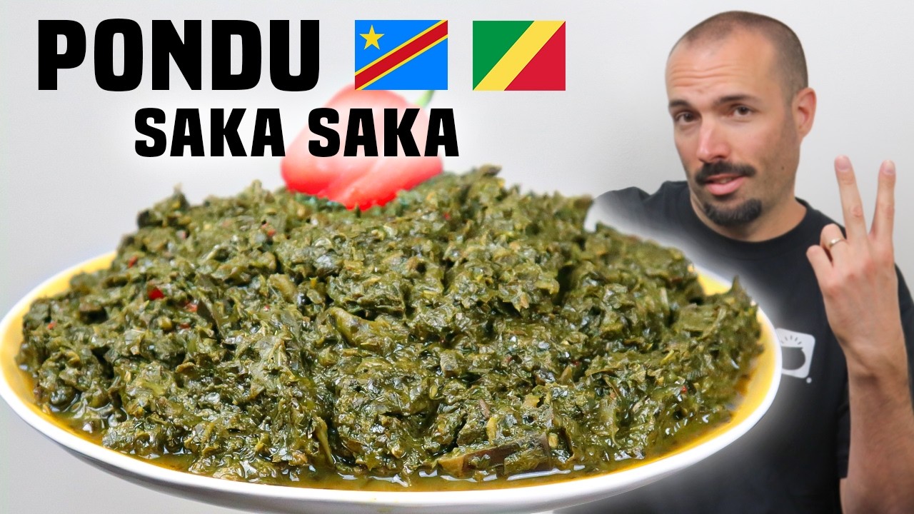 PONDU / SAKA SAKA 🇨🇩🇨🇬 (Feuilles de Manioc)
