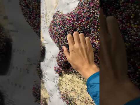 THE CRAZIEST PIN MAP IN THE WORLD 🌎 😱 #icelandtravel