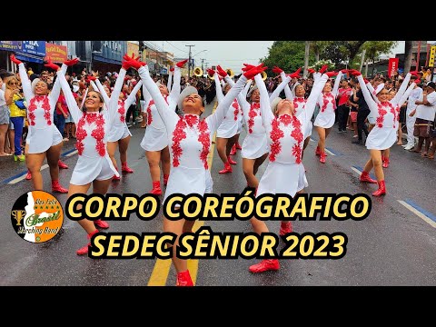 CORPO COREOGRÁFICO 2023 - BANDA MARCIAL SEDEC SÊNIOR 2023 - DESFILE CÍVICO 2023 - MANGABEIRA - PB.