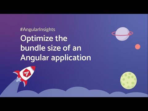 Optimize the bundle size of an Angular application
