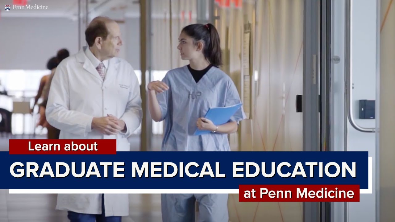 Watch video titled Welcome to Penn Medicine Graduate Medical Education (GME) on YouTube