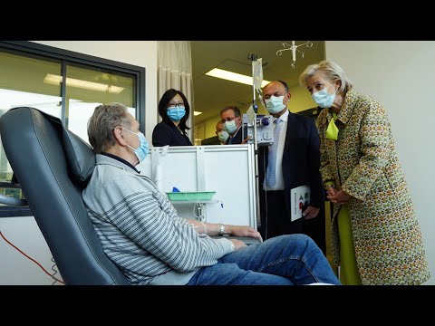 HRH Princess Astrid, Princess of Belgium, visits Peter MacCallum Cancer Centre - 26 Oct 2023.
