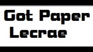 Got Paper - Lecrae