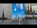 Evolution Of New York City NY 1890 2025