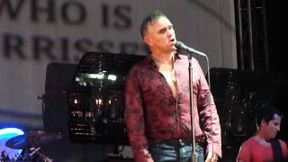 Morrissey - To Give (The Reason I Live) (Frankie Valli cover). live @ Lycabettus Theatre, Athens