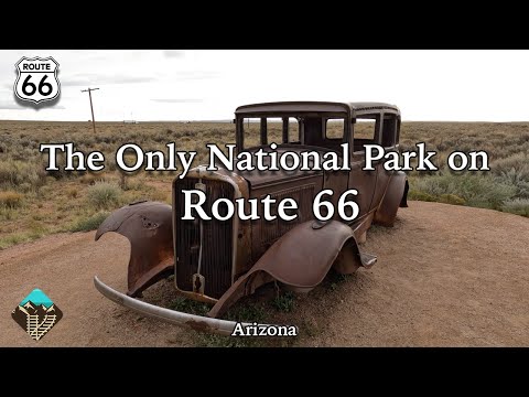 Exploring Route 66 in Petrified Forest National Park