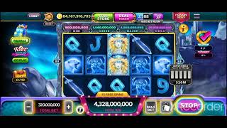 Caesars Slots - KING OF THE NORTH - (320M Bet) Mega Win in 20 Free Spins! #SLOTS #BIGWIN