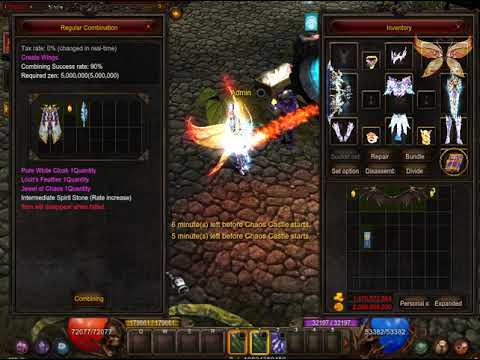 How to Create a Wing Level 2 - Mu Online