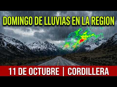 🏔️⚠️🌧️🌧️🌧️💨11 10 Clima en Cordillera Patagonia Argentina  Chile