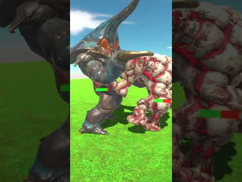 LAVA GOLEM VS ALIEN RANTHORN - ARBS - Animal Revolt Battle Simulator #AnimalRevoltBattleSimulator