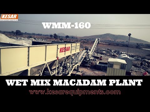Industrial Wet Mix Macadam Plant