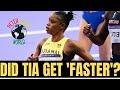 TIA CLAYTON SPARKLED AT THE GIBSON RELAYS 2025. SO DID TIA GET FASTER?