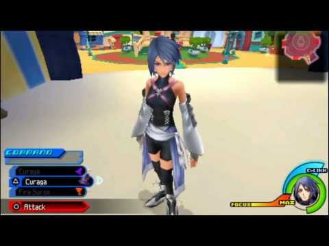 [Texture Hack] Kingdom Hearts: Birth by Sleep - Final Mix - Beta Aqua Gameplay
