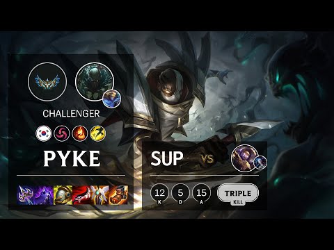Pyke Support vs Blitzcrank - KR Challenger Patch 12.3
