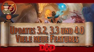DnD5e Updates 3.2, 3.3 und 4.0