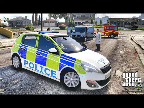GTA 5 MODS LSPDFR 736 - BRITISH PATROL !! (GTA 5 REAL LIFE PC MOD)
