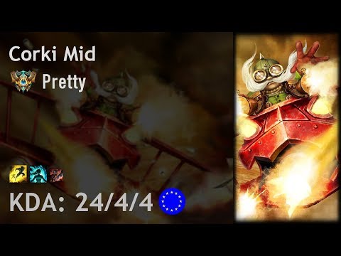 Corki Mid vs Kayn - Pretty - EUW Challenger Patch 7.15