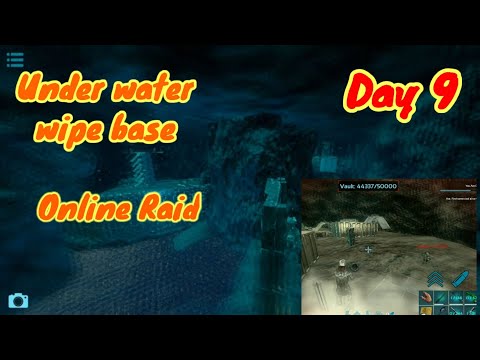 [ F E R O X ] Ark Mobile PvP Fresh start online raid under water PvP Day 9