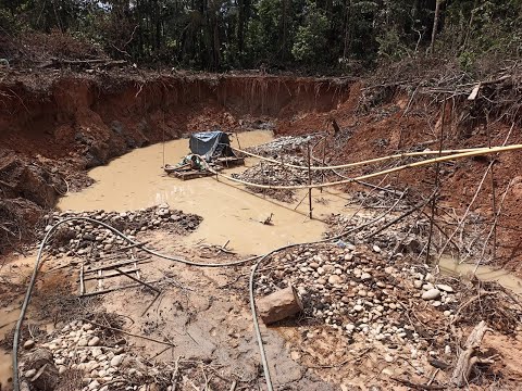 Revelan impresionantes imágenes de la destrucción de la selva del Putumayo por la minería ilegal