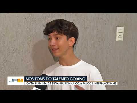 Jovem pianista de Silvânia sonha com palcos internacionais