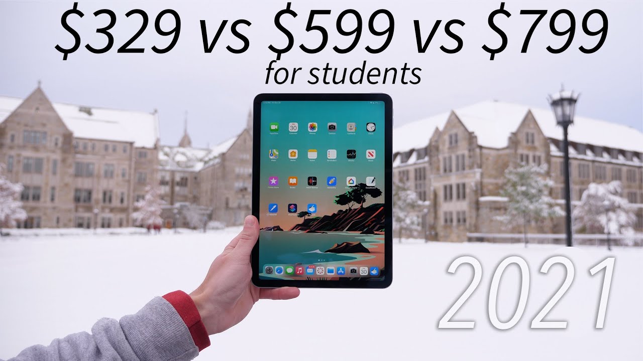 Best iPad for Students? iPad Pro vs Air 4 vs 8th Gen!
