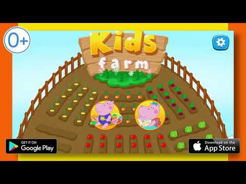 Kids farm. Village garden Video