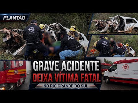 Homem morre em grave acidente no Rio Grande do Sul entre Rosário e Cacequi