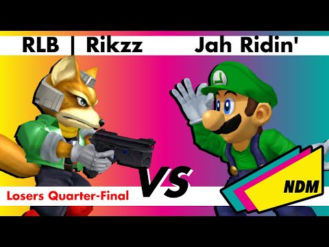 Neue Deutsche Melee - RLB | Rikzz (Fox) vs. Jah Ridin' (Luigi) Melee Top 8