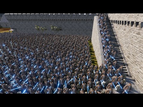 YODA GATHERED AN ARMY TO CHALLENGE SAURON JEDI   WARHAMMER 40K   Ultimate Epic Battle Simulator 2