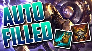 SoloRenektonOnly - POCKET PICK BLITZCRANK DESTROYS BOT LANE!!! [VERY EMOTIONAL]