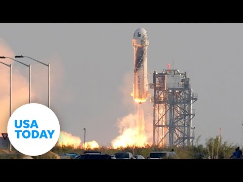 Jeff Bezos launches into space aboard the New Shepard Spacecraft USA TODAY