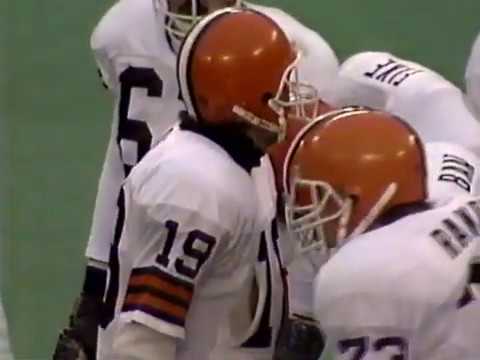 1987 Cleveland Browns at Pittsburgh Steelers Week 16 Football Game