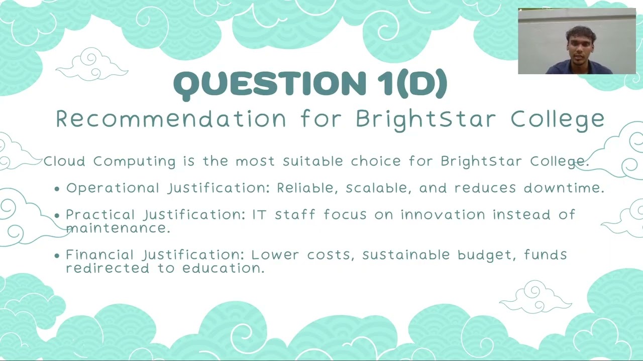 Cloud Computing Case Study Presentation | BrightStar College (DFK40073)