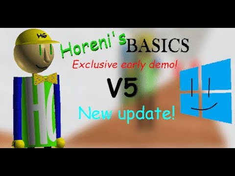 Horeni's Basics Exclusive Early Demo V5 is out!