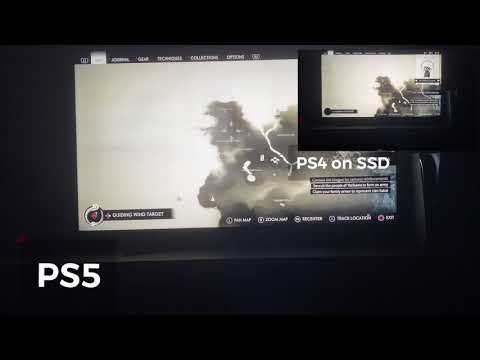 Loading time PS4 Pro on SSD vs PS5