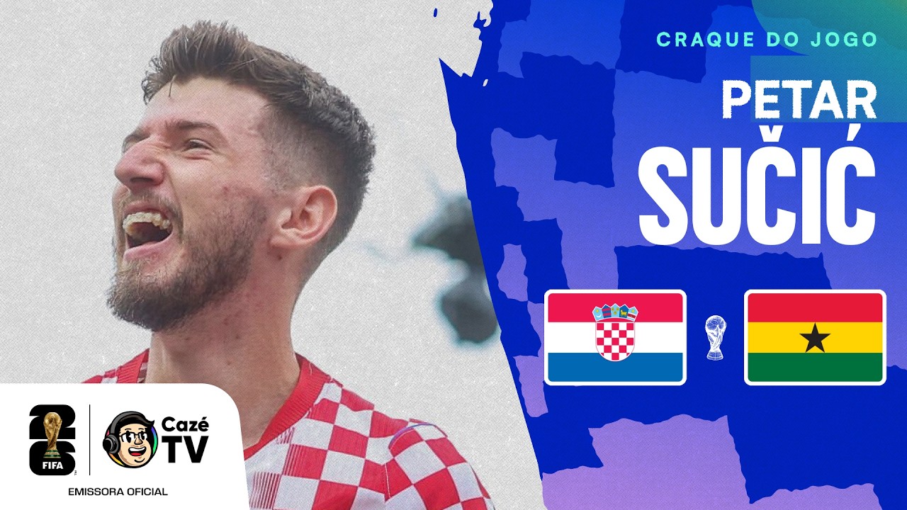 DONO DE UM PETARDO! TODOS OS LANCES DE PETAR SUCIC EM CROÁCIA X GANA | COPA DO MUNDO